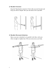 Scapular Shoulder and Elbow Theraband Exercise Chart (English/Spanish), Page 9