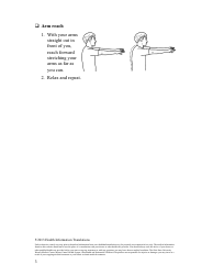 Neck and Shoulder Relaxation Exercise Sheet (English/Spanish), Page 5