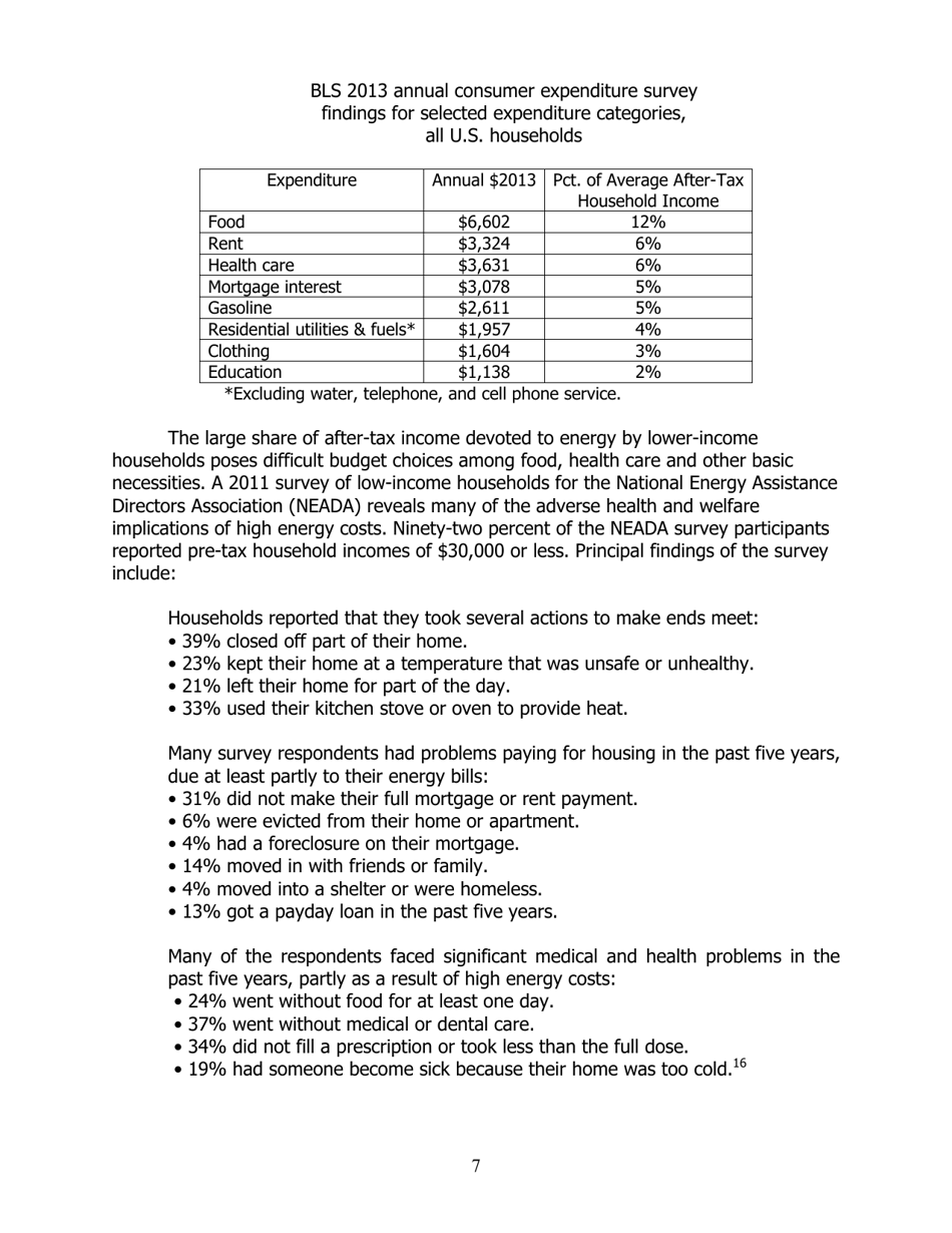 Energy Cost Impacts on American Families - American Coalition for Clean Coal Electricity, Page 7