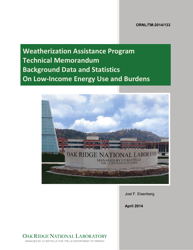 Document preview: Form ORNL/TM-2014/133 Weatherization Assistance Program Technical Memorandum Background Data and Statistics - Oak Ridge
