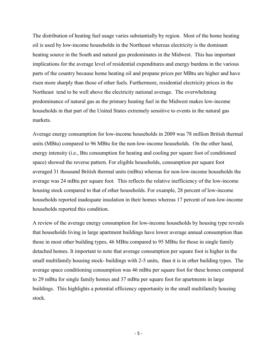 Form ORNL / TM-2014 / 133 Weatherization Assistance Program Technical Memorandum Background Data and Statistics - Oak Ridge, Page 11