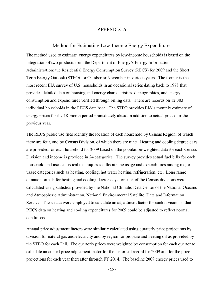 Form ORNL / TM-2014 / 133 Weatherization Assistance Program Technical Memorandum Background Data and Statistics - Oak Ridge, Page 21