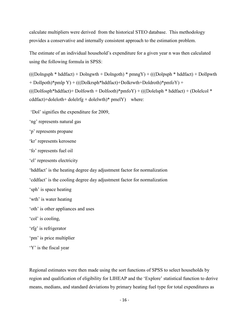 Form ORNL / TM-2014 / 133 Weatherization Assistance Program Technical Memorandum Background Data and Statistics - Oak Ridge, Page 22
