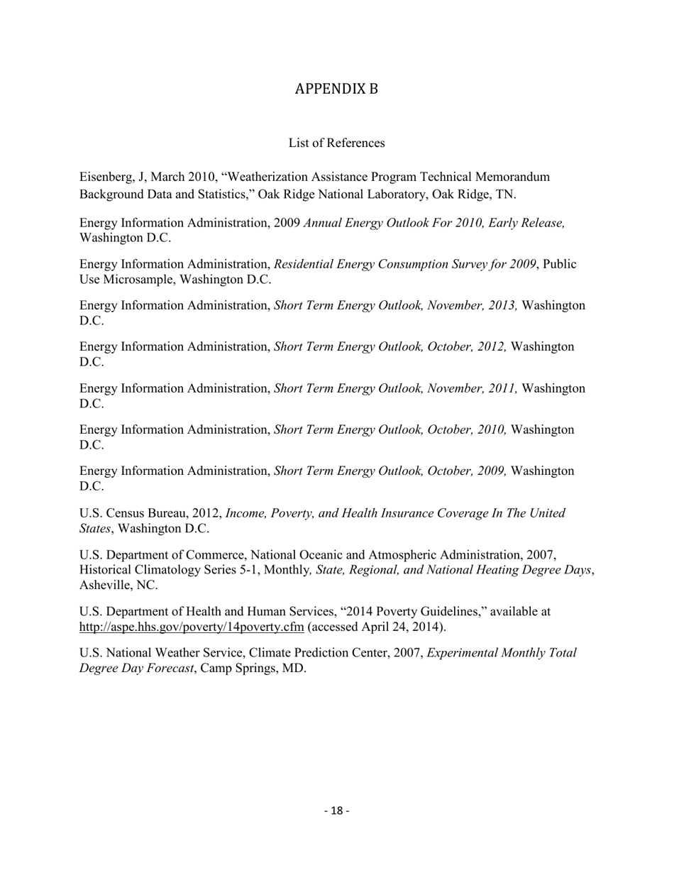 Form ORNL / TM-2014 / 133 Weatherization Assistance Program Technical Memorandum Background Data and Statistics - Oak Ridge, Page 24