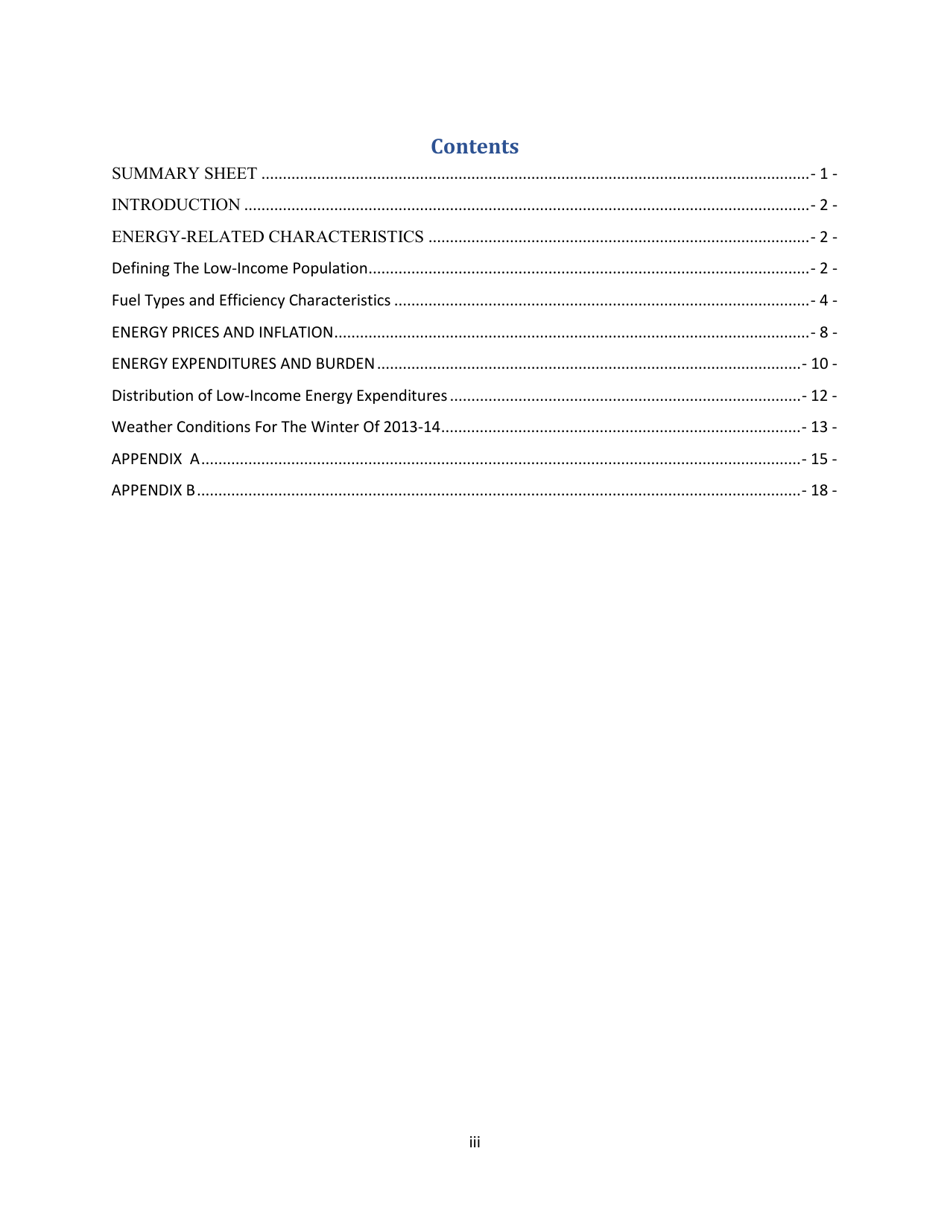 Form ORNL / TM-2014 / 133 Weatherization Assistance Program Technical Memorandum Background Data and Statistics - Oak Ridge, Page 5