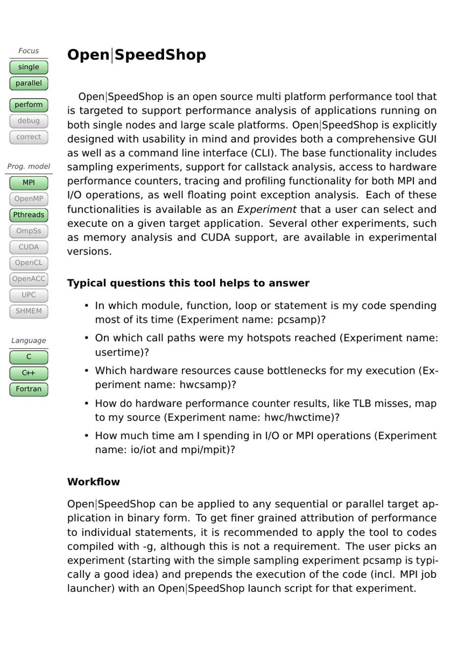 Tools Guide - Virtual Institute - High Productivity Supercomputing, Page 24