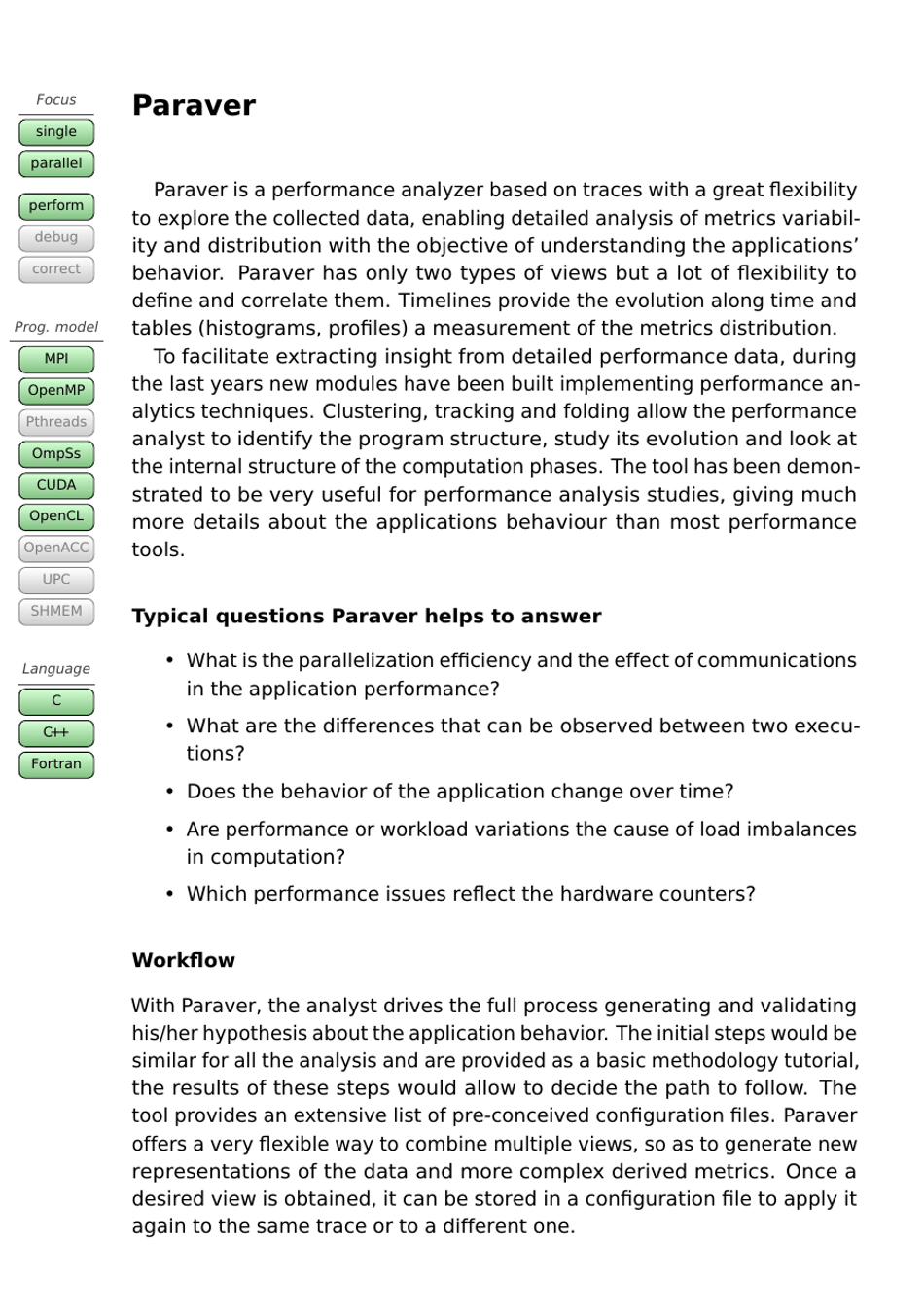 Tools Guide - Virtual Institute - High Productivity Supercomputing, Page 28