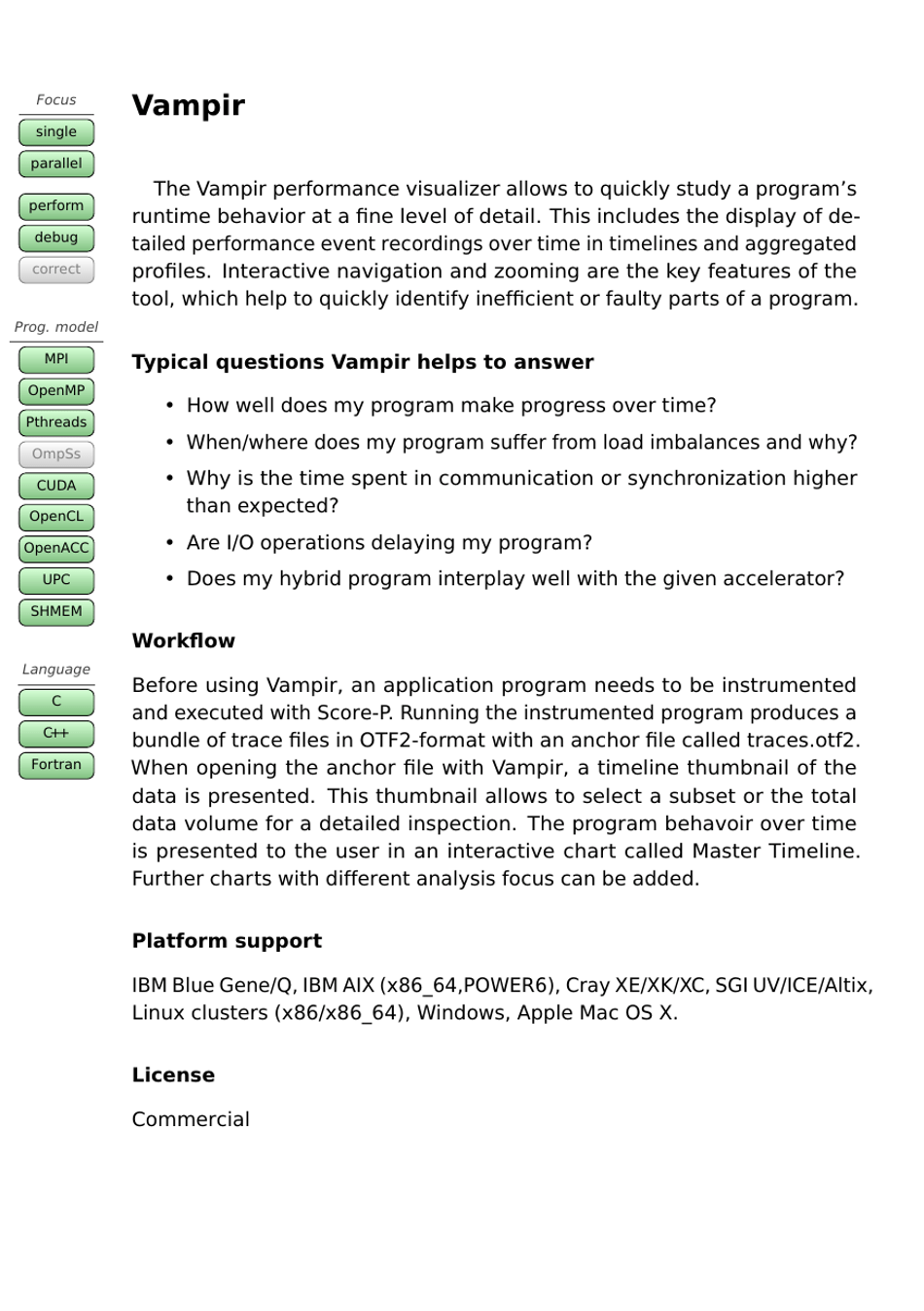 Tools Guide - Virtual Institute - High Productivity Supercomputing, Page 40