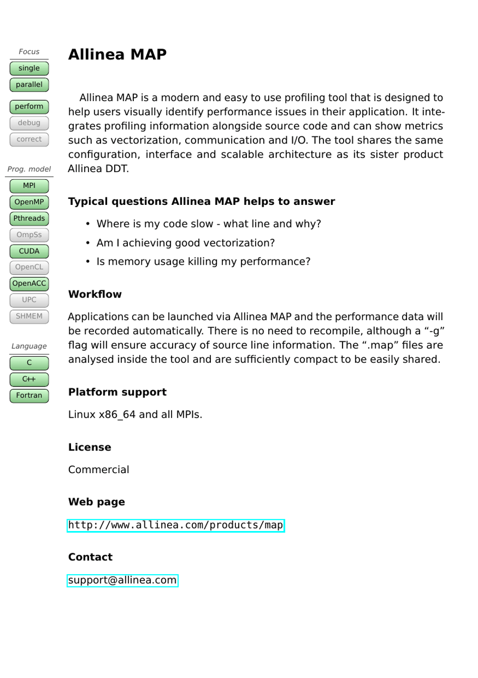 Tools Guide - Virtual Institute - High Productivity Supercomputing, Page 6
