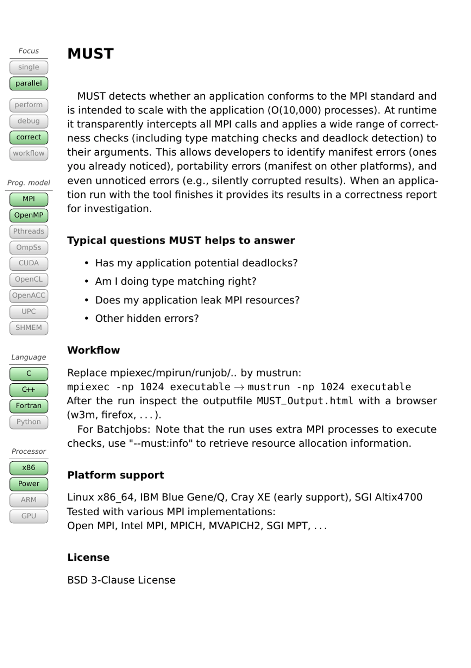 Tools Guide - Virtual Institute - High Productivity Supercomputing, Page 32