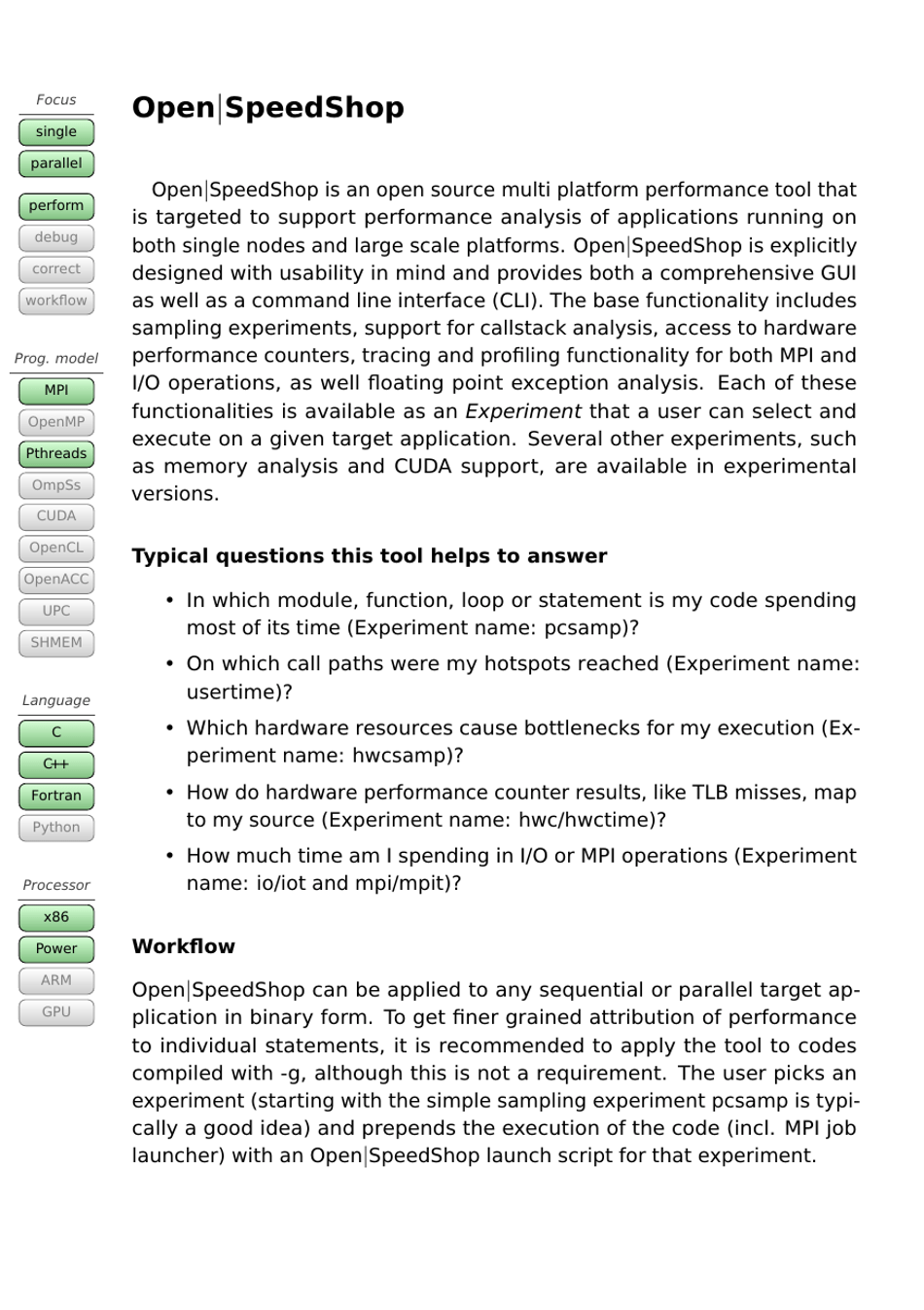 Tools Guide - Virtual Institute - High Productivity Supercomputing, Page 34