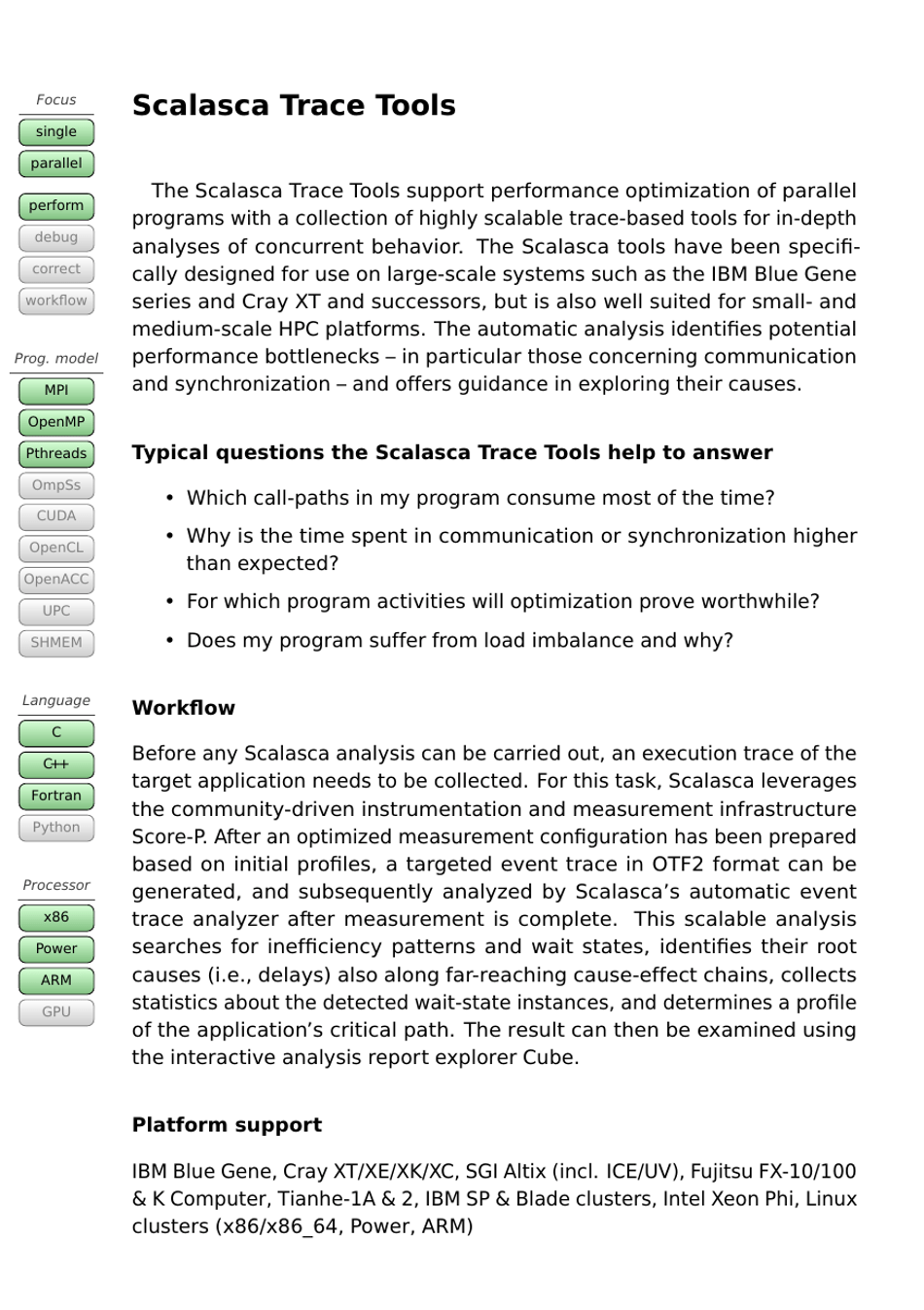 Tools Guide - Virtual Institute - High Productivity Supercomputing, Page 42