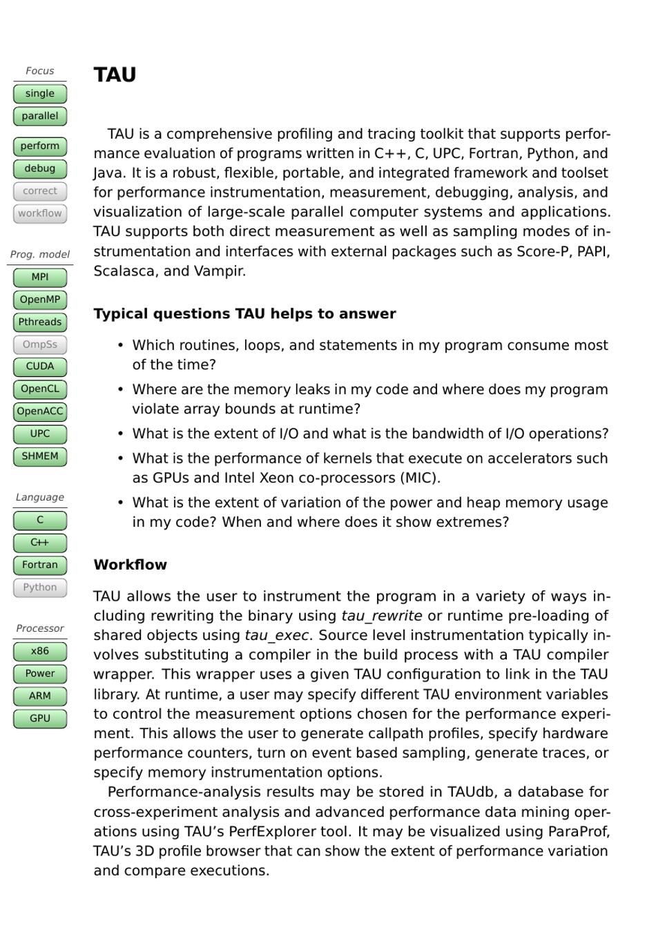 Tools Guide - Virtual Institute - High Productivity Supercomputing, Page 48