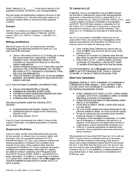 Form FTB3556 LCC MEO Limited Liability Company Filing Information - California, Page 5