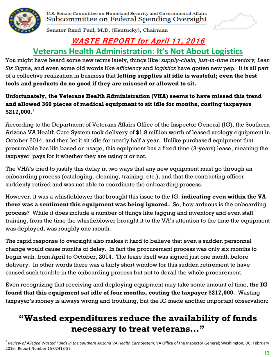 Airing of Grievances, Page 13