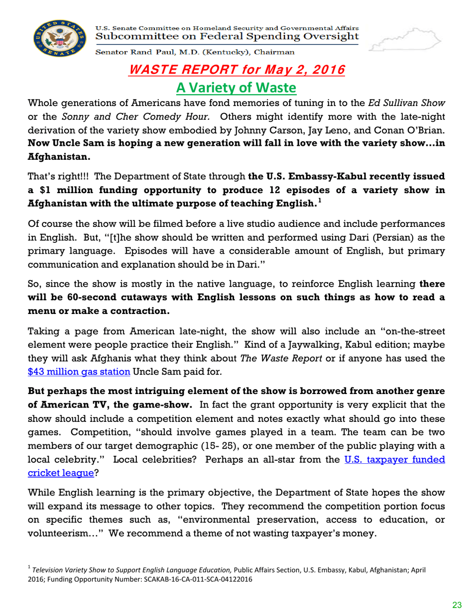 Airing of Grievances, Page 23