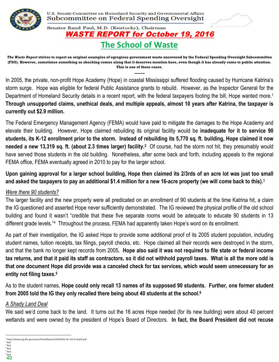 Airing of Grievances, Page 40