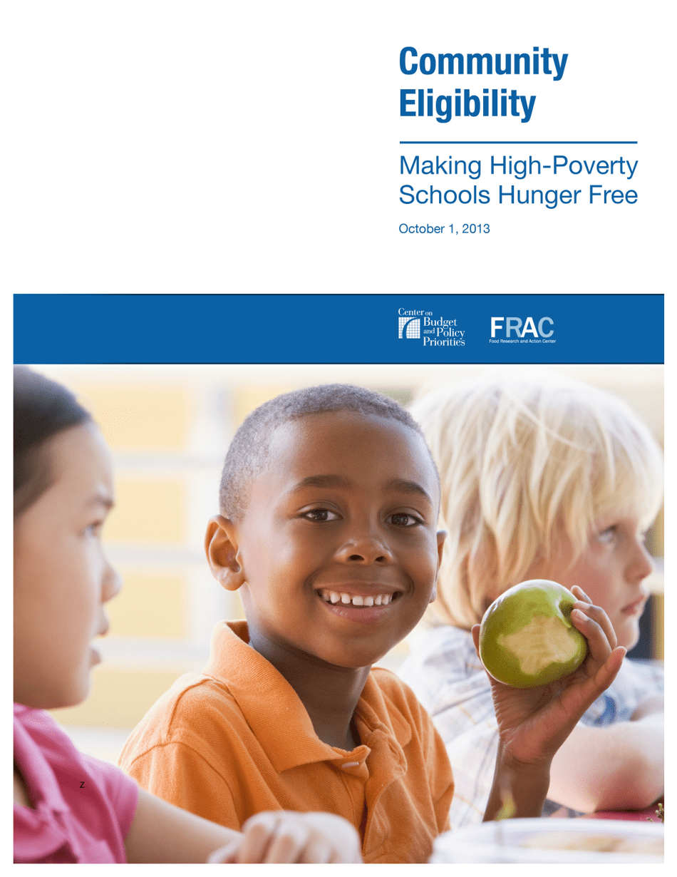 Making High-Poverty Schools Hunger Free - Frac Document