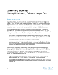 Community Eligibility: Making High-Poverty Schools Hunger Free - Frac, Page 3