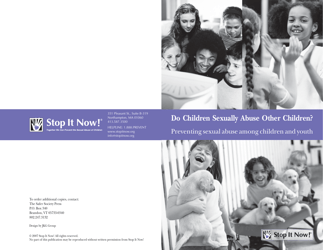 Document preview: Do Children Sexually Abuse Other Children? - Stop It Now!