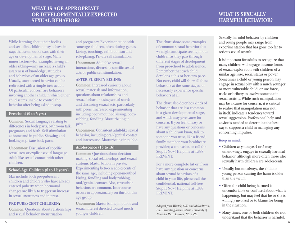 Do Children Sexually Abuse Other Children? - Stop It Now!, Page 4