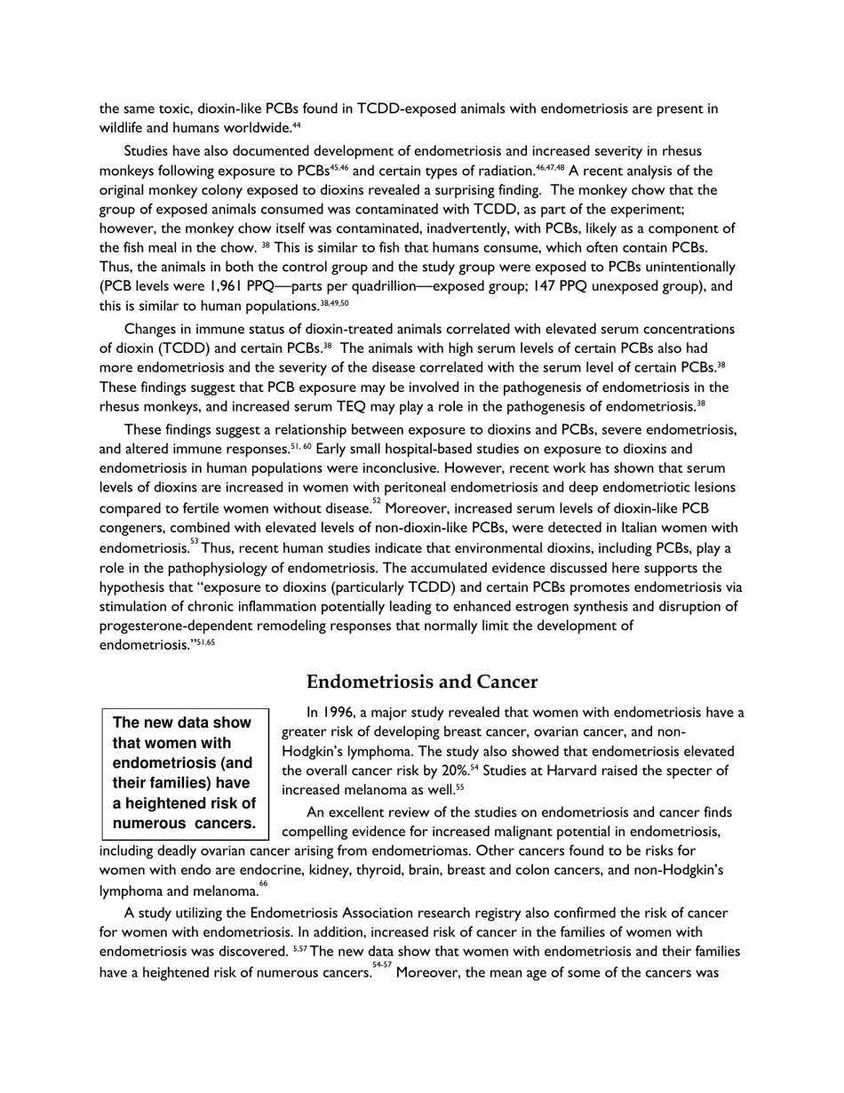 Information for Physicians, Nurses, and Other Healthcare Professionals - Endometriosis Association, Page 7