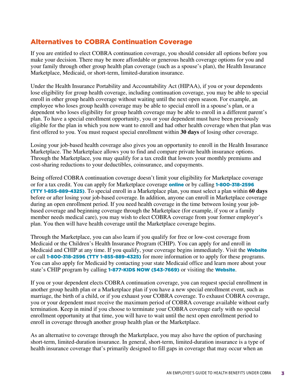 An Employees Guide to Health Benefits Under Cobra, Page 7