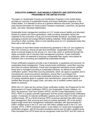 AF&amp;pa White Paper: Sustainable Forestry and Certification Programs in the United States, Page 2