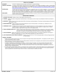 Document preview: Instructions for DA Form 31 Request and Authority for Leave