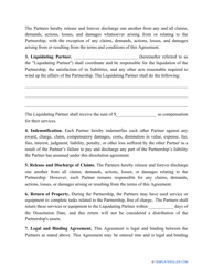 &quot;Partnership Dissolution Agreement Template&quot;, Page 2