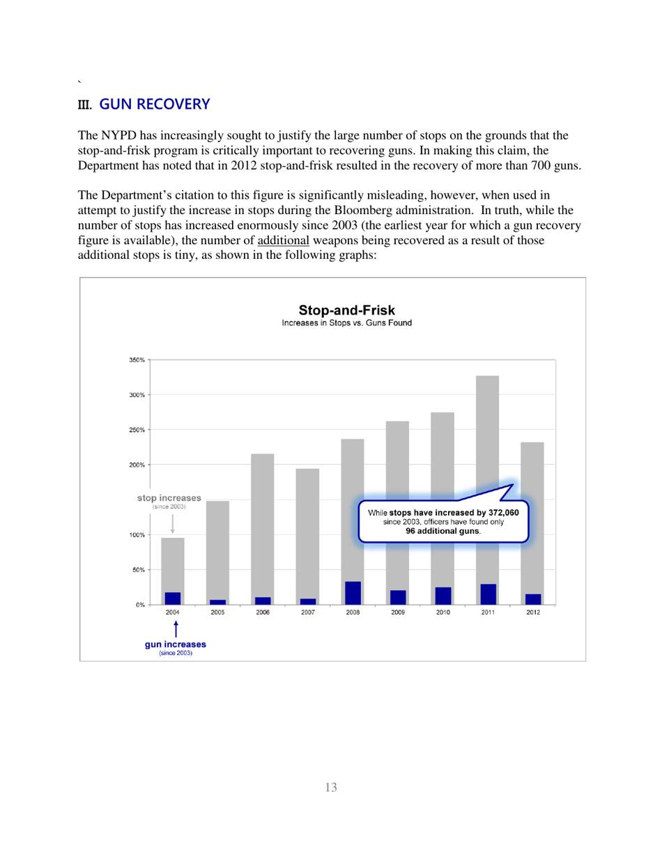 Stop-And-Frisk Report - New York Civil Liberties Union (Nyclu), Page 13