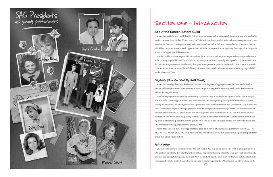 Young Performers Handbook - Carson-Adler Agency, Page 7