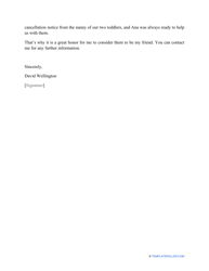 Sample Immigration Letter of Recommendation for a Friend, Page 2