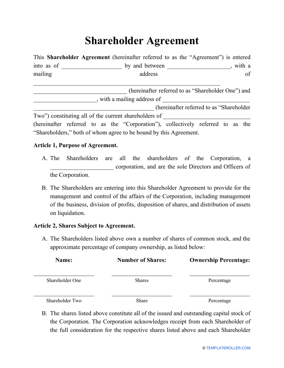 Stockholders Agreement