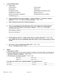 Form CSA1 Civil Appeal Information Report - Maryland, Page 2