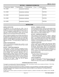 Form TTB F5630.5D Alcohol Dealer Registration, Page 2