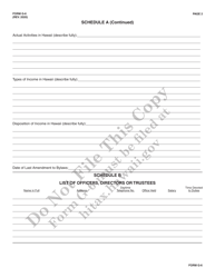 Form G-6 Information Required to File for an Exemption From General Excise Taxes - Hawaii, Page 2