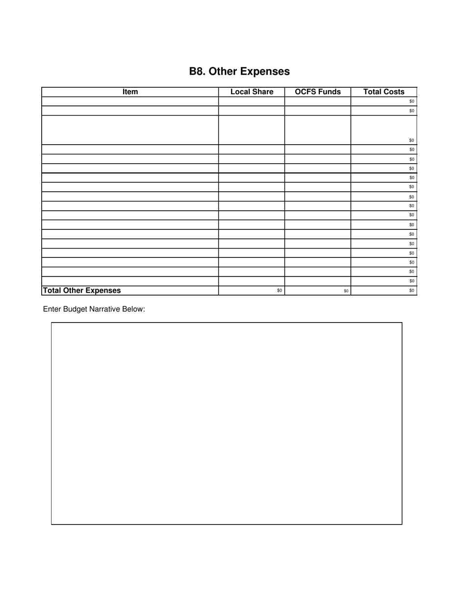 Attachment B Budget - New York, Page 10