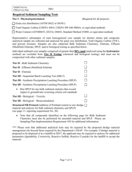 Sediment Sampling and Analysis Plan (Ssap) File Number Request Form - New Jersey, Page 7