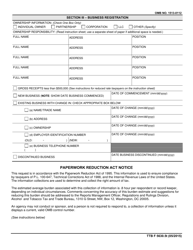Form TTB F5630.5T Special Tax Registration and Return - Tobacco, Page 2