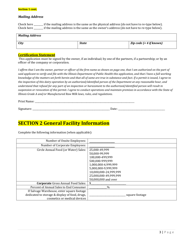 Manufactured Food Application - Illinois, Page 3