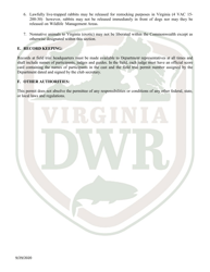 Application for Dog Field Trial Permit (5 - Dogt) - Virginia, Page 4