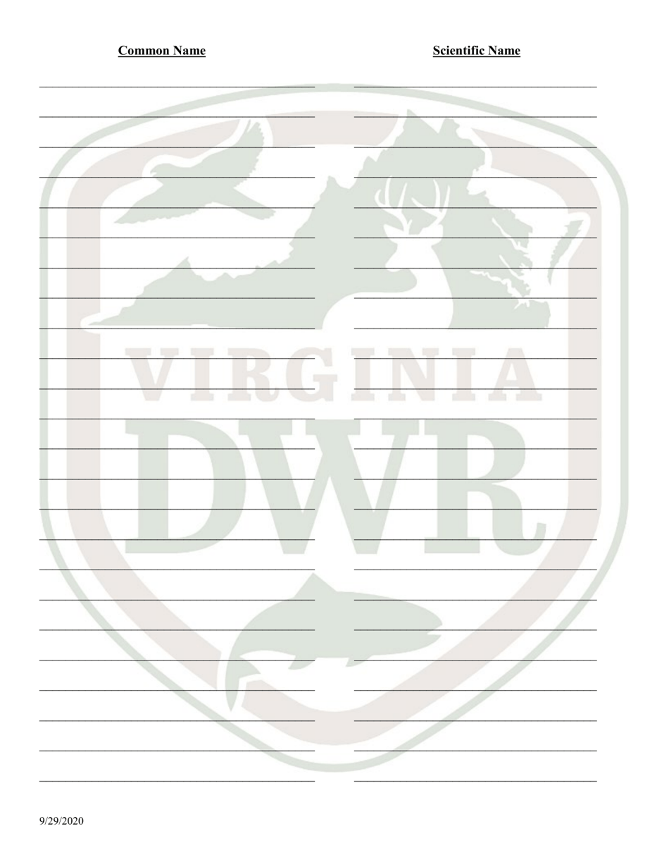 Application for Permit to Hold and Sell Certain Fish, Snakes, Snapping Turtles,  Hellgrammites for Sale (20  21 - Hold) - Virginia, Page 4