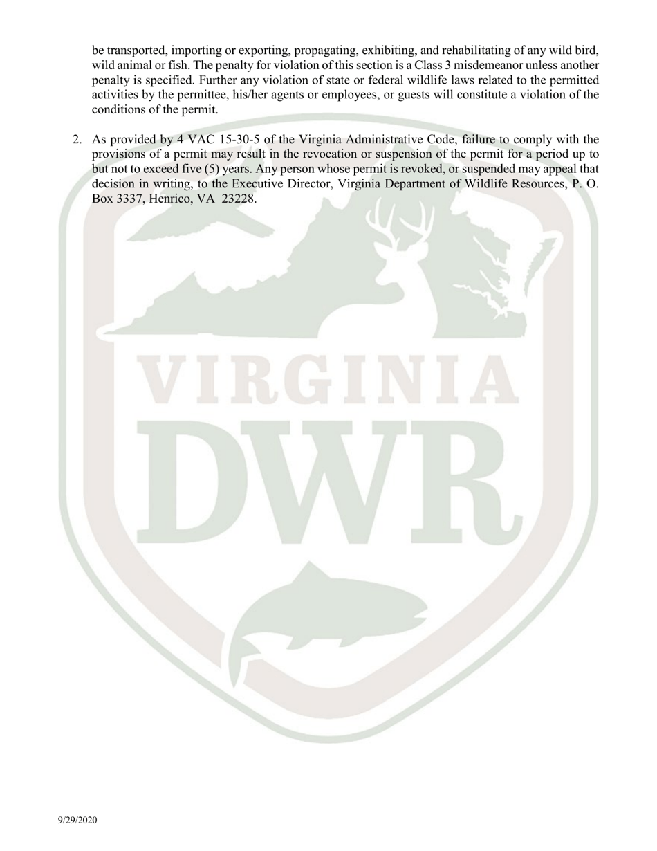 Application to Collect Snapping Turtles and Hellgrammites for Sale - Virginia, Page 5