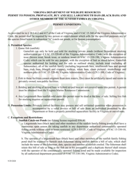 Application for Permit to Possess, Propagate, Buy and Sell Largemouth Bass (Black Bass) and Other Members of the Sunfish Family in Virginia (24 - Sunf) - Virginia, Page 3