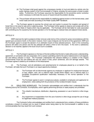Oakley Forest Wildlife Management Area Timber Sale Contract (South) - Virginia, Page 6