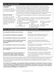 Disabled Homeowners&#039; Exemption Initial Application - New York City (French), Page 3