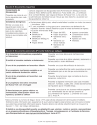 Exencion Para Propietarios Discapacitados Solicitud Inicial - New York City (Spanish), Page 3