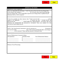 Payoff Statement Form - Texas, Page 2