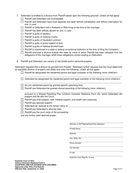 Uniform Domestic Relations Form 9 Counterclaim for Divorce With Children - Ohio, Page 3